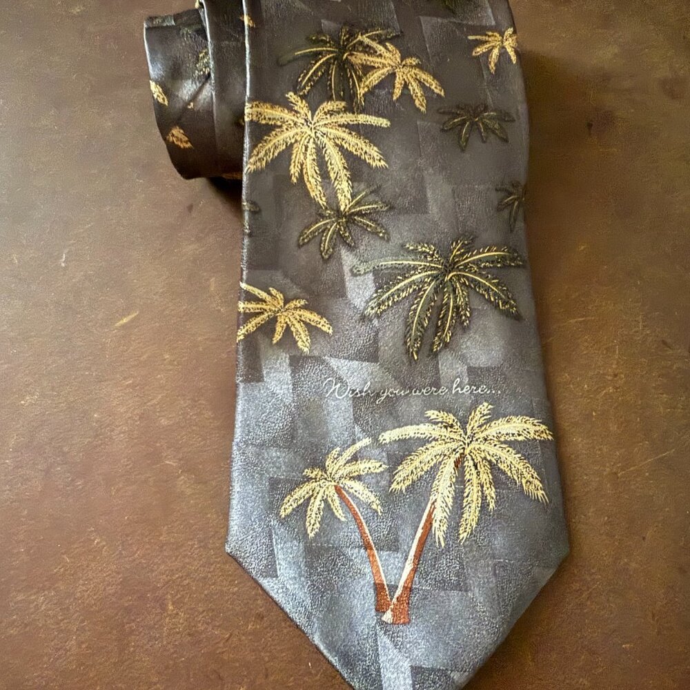 Tie Tropicals by Tango 100% Silk Palms